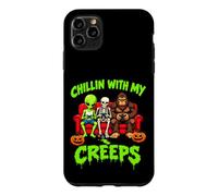 Jeu Bigfoot Alien Squelette Chillin avec My Creeps Coque pour iPhone 11 Pro Max