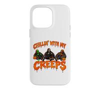 Jeu Bigfoot Alien Squelette Chillin avec My Creeps Coque pour iPhone 14 Pro Max
