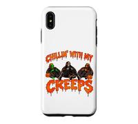Jeu Bigfoot Alien Squelette Chillin avec My Creeps Coque pour iPhone XS Max