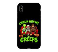 Jeu Bigfoot Alien Squelette Chillin avec My Creeps Coque pour iPhone XS Max