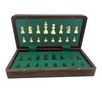 Jeu bois ECHIQUIER PLIANT 35CM ROI 76MM TRADITIONNEL Multicolore Multicolore G