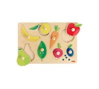 Jeu boutons fruits et couleurs