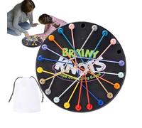 Jeu Brainy Knots - Jouet De Défi De Corde De Stratégie Cérébrale | Table De Démêlage De Corde Torsadée, Jeu De Société Difficile Ropee, Ensemble De Jeux De Pensée Logique, Ensemble De Jouets Ropee