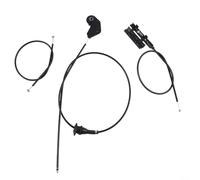 Jeu Câbles Déverrouillage Capot 3PCS pour bmw E39 528i 540i Jeu | Set complet 3 câbles, remplace OEM 51238176595, 51238176596, 51238190754, pour modèles 1997-2003