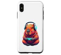 Jeu Cabrera coloré avec contrôleur Casque Gamer Coque pour iPhone XS Max