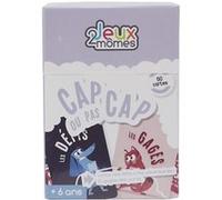 Jeu ""Cap ou pas cap"" avec 60 cartes multicolores en carton