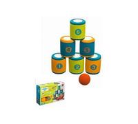 Jeu Chamboule Tout Canette Numerote Mousse 9 Cm Jeu D'Adresse Multicolore G
