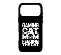 Jeu Chat Maman Nourrir Le Chat Gamer Coque pour iPhone 17 Pro Max