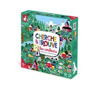 Jeu de Société Enfant Coopératif - Cherche et Trouve les Couleurs - JANOD - Mixte - 20 min - Bleu - 3 ans
