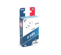 LA DUCALE Jeu de 5 dés 18mm - Jeu de Yams - Jeu de Voyage