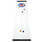 Jeu de Curling de Table - Kikkerland - Modèle Amusant - Pour 2 Joueurs ou Plus - Intérieur - Multicolore