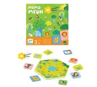 Djeco Jeu classique Mémo Meuh Multicolore