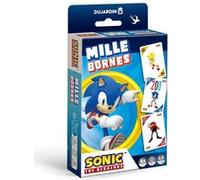 Dujardin – Jeu de société Mille Bornes Pocket Sonic – Jeu de cartes, 2–8 joueurs dès 7 ans
