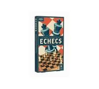 Piatnik – Jeu d'échecs Vintage – 32 pièces en bois – Échiquier pliable – 2 joueurs ou plus