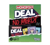 Monopoly Deal No Mercy, Jeu de Cartes - édition impitoyable du Monopoly Deal - pour Enfants, Ados et Adultes - 15 Min. - 2 à 5 Joueurs - dès 8 Ans - Version Française