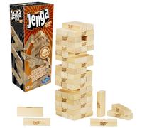 Jeu classique Jenga de Hasbro Gaming avec blocs en bois v ritables, jeu de tour empiler pour 1 ou plusieurs joueurs, enfants de 6 ans et plus