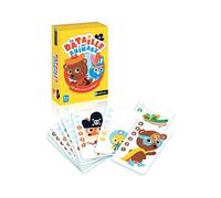 NATHAN - La Bataille des Animaux - Jeu de Cartes, 56 Count (Pack of 3855)