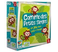 LOKI Jeu de société Comme des Petits Singes – Ambiance – Dès 2 ans – Bleu TU