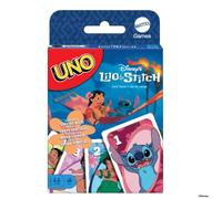 Mattel Games - Disney UNO Lilo et Stitch-Jeu de cartes pour les enfants et la famille JCC10
