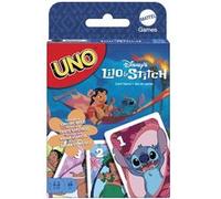 Mattel Games - Disney UNO Lilo et Stitch-Jeu de cartes pour les enfants et la famille JCC10