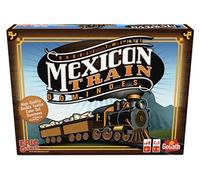 MEXICAN TRAIN DOMINOES - Jeu de Dominos pour Enfants dès 6 Ans - Jeu de Société Stratégique avec Dominos Colorés - Tous à Bord du Train Mexicain - Pour Jouer en Famille et entre Amis - 1 à 8 Joueurs