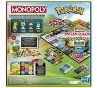 Monopoly Pokémon, jeu de société de plateau, 2 à 4 joueurs, jeux pour enfants et fans de Pokémon, env. 45 minutes, dès 8 ans
