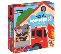 Nathan - Jeu de société Allô Les Pompiers - Coopératif, dés, échelle 3D, jetons flamme - 3+