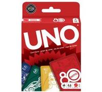 Mattel Jeu de cartes UNO Rouge Rubis 80 ans JGK30 pour toute la famille