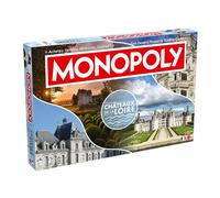 Winning-Moves - Jeu Monopoly Châteaux de la Loire - 2-6 joueurs - Bilingue