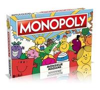 Winning Moves Monopoly Monsieur Madame en français - Jeu De Plateau 8+ - Jeu de Société pour 2 à 6 Joueurs - Jeux de Société Famille en français