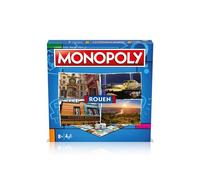 Winning-Moves Jeu classique Monopoly Rouen – Jeu de plateau en français 8+ 2 à 6 joueurs