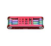 Jeu Clés Allen Pliantes Portables en Aluminium M6 Stockage Vis Angles Réglables pour Divers Composants Caméra