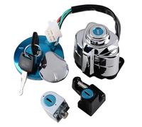 Jeu Clés Verrouillage Bouchon Réservoir Carburant Pour Interrupteur D'allumage Moto Pour Shadow Pour VLX VT 600 750 1991-2013 Universelle Bobine d'allumage