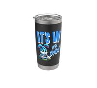 Jeu Codé dans ADN Lapin Humour Manette Mignonne Gobelet isotherme en acier inoxydable double paroi