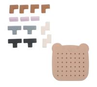 Jeu Cognitif de Puzzle pour Seniors, Pièces Arrondies en Silicone