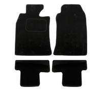 Jeu complet 4 tapis de sol sur-mesure en moquette noire pour MINI II R50 et R53 Berline (09/2000-11/2006)
