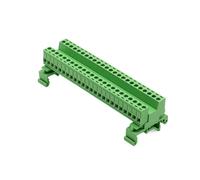 Jeu Complet de Bornes pour Rail DIN 24 Broches / Bornier pour Rail DIN 2EDG-UKR-5,08 mm, Type Enfichable Sans Soudure