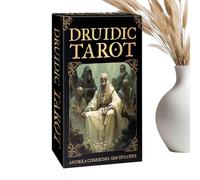 Jeu complet de cartes de tarot - Accessoires de divination Oracle - 10 x 6 cm - Avec guide - Idéal pour les hommes, la famille, les amis, les fêtes, les rassemblements, l'apprentissage, le travail et