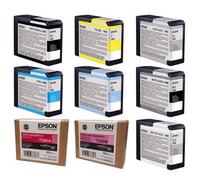 Jeu complet de cartouches d'encre pour Epson stylus pro 3880