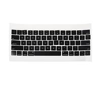Jeu complet de clavier américain pour clés de rechange pour 13 pouces et 15 pouces A1989 A1990 A1932 (noir)