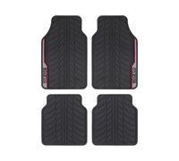 Jeu Complet De Tapis Universels En Pvc Sparco Noir Et Rouge