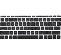 Jeu Complet De Touches De Rechange Pour Clavier Américain Compatible Avec Macbook Pro Retina 13" 15" A1989 A1990 A1932 (Noir)
