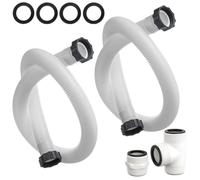 Intex Pools Jeu de raccords de tuyau pour pompe de filtre de piscine flexible pour Intex