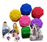 Jeu coréen de, Jack Traditionnel coréen, Set Traditionnel Jack Stones, Jouet d'entraînement Couleur vive, Jeux de Voyage en Famille pour la Famille, Les Adultes, Les fêtes