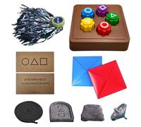 Jeu Coréen Gonggi Gonggi Jack Stone Pebbles Set Ensemble De Jeu Folklorique Corée Gonggi Jeu Traditionnel Coréen - Jebi Chagi, Gong-Gi, Biseokchigi, Paeng-y, Ddakji, Jeux De Voyage en Famille