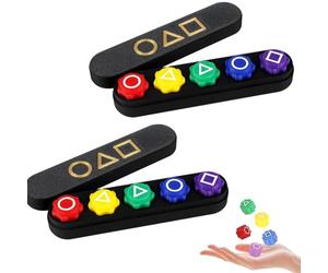 Jeu CoréenGonggi - Ensemble de 10 Pièces en Plastique avec Billes d'Acier - Jeu Traditionnel de Lancer et Attraper - Portable pour Voyage, Fêtes et En Plein Air - Amusant pour Enfants et Adultes