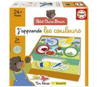Educa - Le Jeu pour Apprendre à associer et à différencier Les Couleurs de Base | Le Petit Ours Brun. Classer Les éléments par la Couleur correspondante (19877)