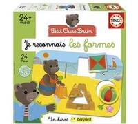 Jeu couleur et forme Educa Petit Ours Brun Je reconnais les formes Multicolore E
