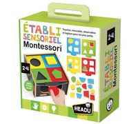 Headu - Etabli Sensoriel Montessori - Toucher, Manualité, Observation Et Logique pour Les Plus Petits | Jeu Educatif 2 3 4 5 Ans, Jeu Educatif Montessori, Cadeau Enfants, Cadeau Fille, Cadeau Garçon