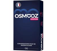 Jeu Couple - Osmooz - 180 Cartes Fabriquées En France - Idée Cadeau Femme & Homme - Jeu De Société, Bleu.[E4]
